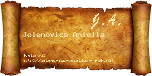 Jelenovics Aniella névjegykártya