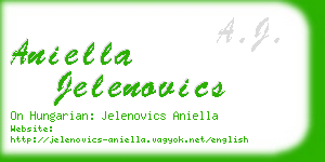 aniella jelenovics business card